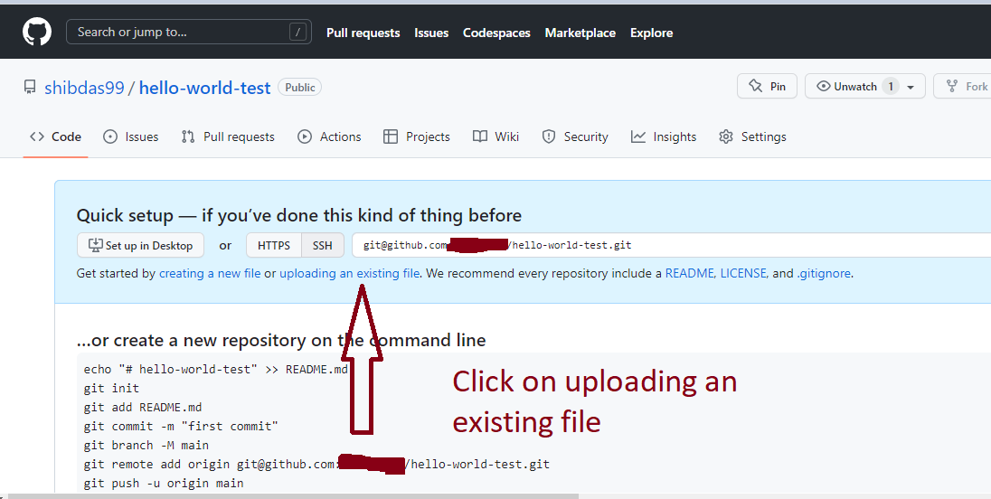 How to create repository in GitHub